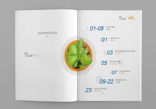 生物公司企业形象画册设计 展现科技与创新的力量